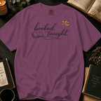 Booked Tonight T-Shirt: Cozy Evening Reading in Berry - Comfort Colors® T-Shirt