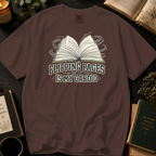 Flipping Pages Is My Cardio T-Shirt: Motion Sketch Book in Espresso - Comfort Colors® T-Shirt