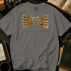 I Love Long Walks Down The Book Aisles T-Shirt: Cozy Library in Grey - Comfort Colors® T-Shirt