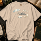 Tan Lines and Book Spines T-Shirt: Beach Umbrella in Ivory - Comfort Colors® T-Shirt