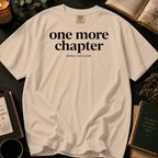 One More Chapter T-Shirt: Famous Last Words Book Lover in Ivory - Comfort Colors® T-Shirt
