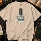 Morally Grey Nail Polish T-Shirt: Vintage Bottle in Ivory - Comfort Colors® T-Shirt