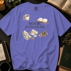 Book Hangover T-Shirt: Cozy Morning After in Violet - Comfort Colors® T-Shirt