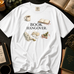 Book Hangover T-Shirt: Cozy Morning After in White - Comfort Colors® T-Shirt