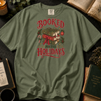 Booked for the Holidays T-Shirt in Sage, Between the Pages