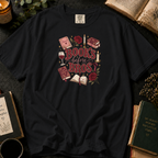 Books Before Bros T-Shirt in Black, Between the Pages