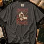 Buried in Books T-Shirt in Pepper, Between the Pages
