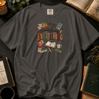 Currently Reading Everything T-Shirt in Pepper, Between the Pages