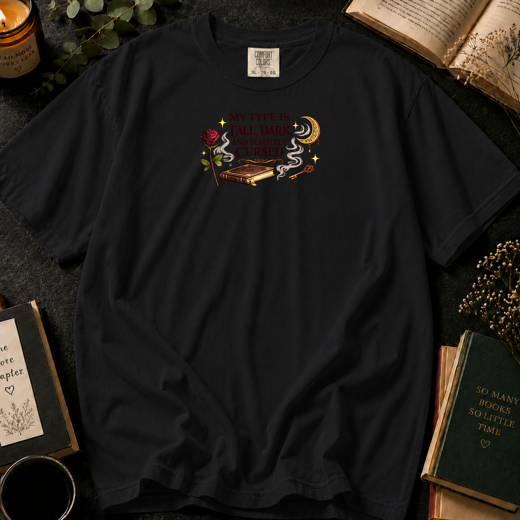 Dark Reader T-Shirt in Black, Between the Pages