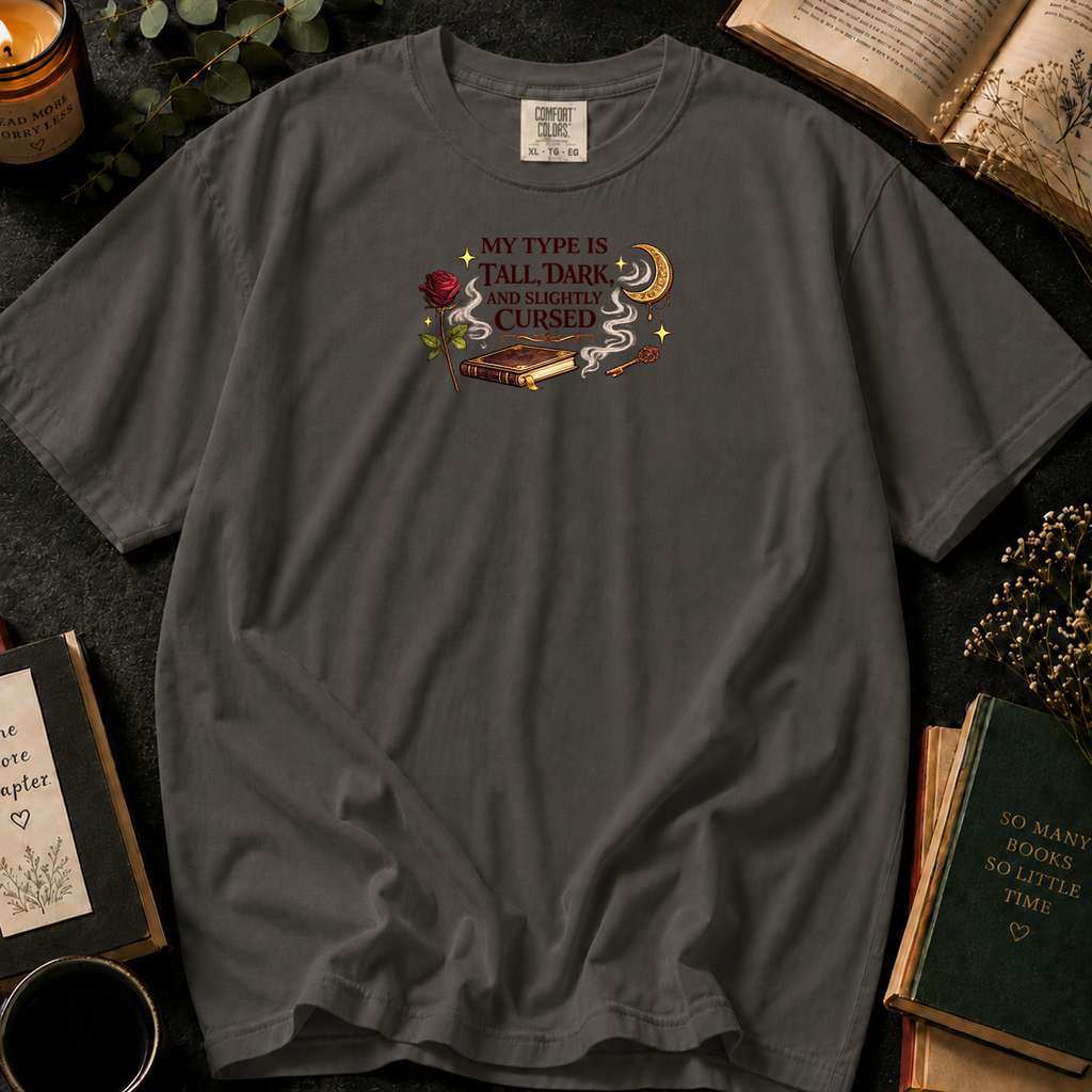 Dark Reader T-Shirt in Pepper, Between the Pages