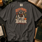 Dark Tales Reader T-Shirt in Pepper, Between the Pages
