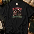 Dead Inside, Festive Outside T-Shirt in Black, Between the Pages