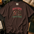 Dead Inside, Festive Outside T-Shirt in Espresso, Between the Pages