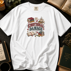 Emotional Damage: A Reading Journey T-Shirt in White, Between the Pages