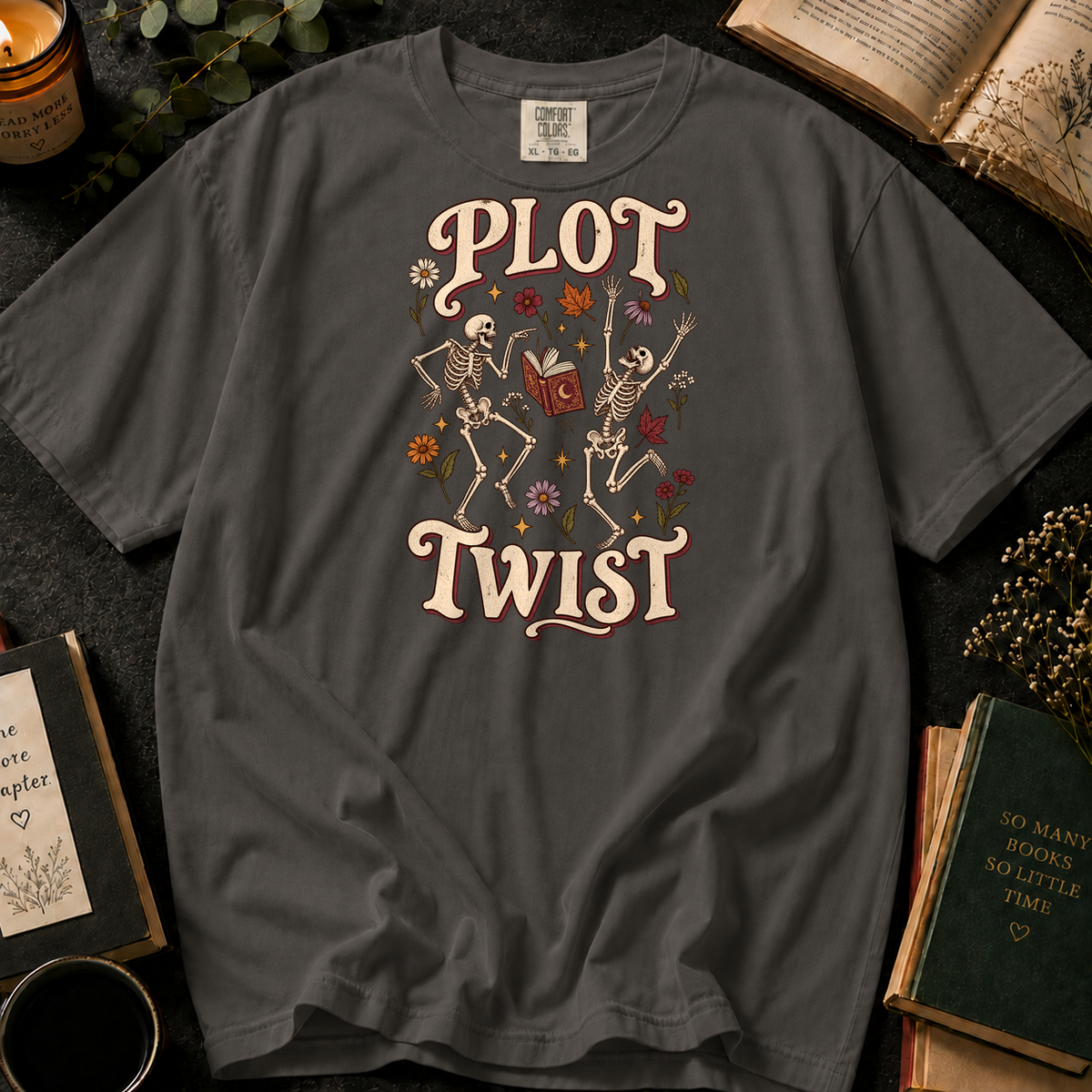 Endless Pages T-Shirt in Pepper, Between the Pages