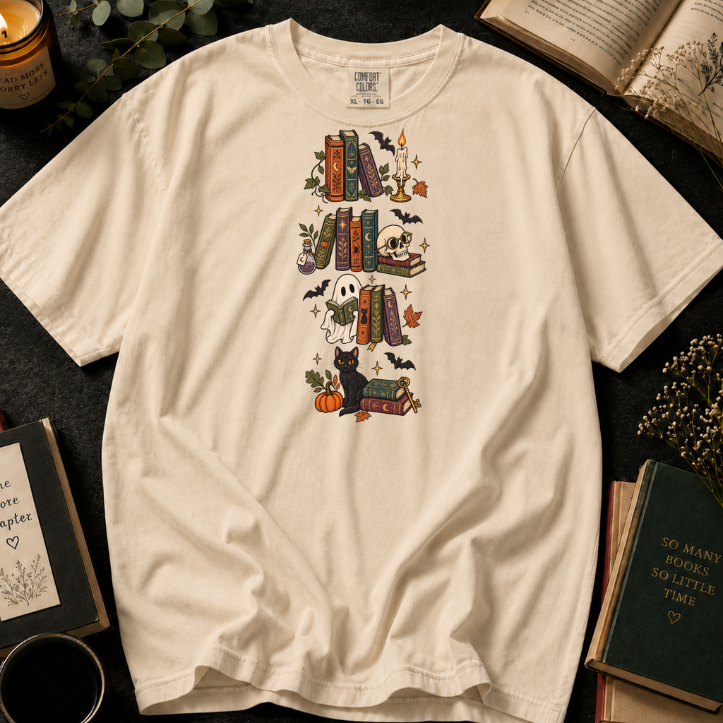 Fiction Feels T-Shirt in Ivory, Between the Pages