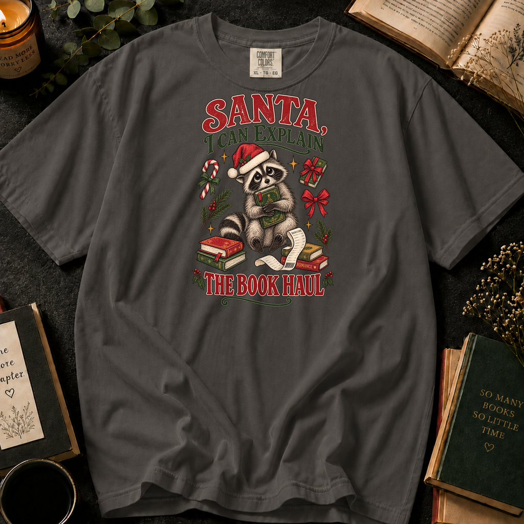 Fiction Junkie T-Shirt in Pepper, Between the Pages