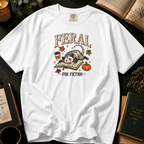 Fictional Heart T-Shirt in White, Between the Pages