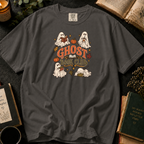 Ghost Book Club T-Shirt in Pepper, Between the Pages