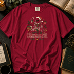 Ghost of Christmas TBR T-Shirt in Crimson, Between the Pages