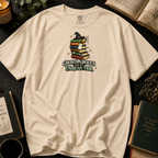 Ghosts, Ghouls, and My Unread TBR T-Shirt in Ivory, Between the Pages