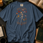 Here for the Plot T-Shirt in Denim, Between the Pages