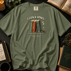 I Crack Book Spines T-Shirt in Sage, Between the Pages