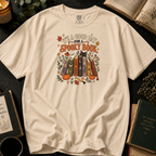 It's a Good Day for a Spooky Book T-Shirt in Ivory, Between the Pages