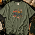 Just One More Bookshelf To Go T-Shirt in Sage, Between the Pages