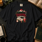 Literary Companion T-Shirt in Black, Between the Pages
