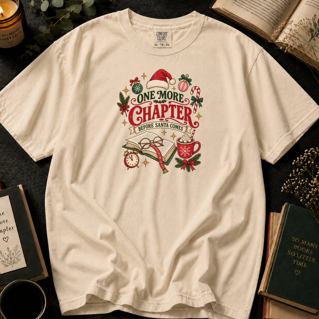 Literary Companion T-Shirt in Ivory, Between the Pages
