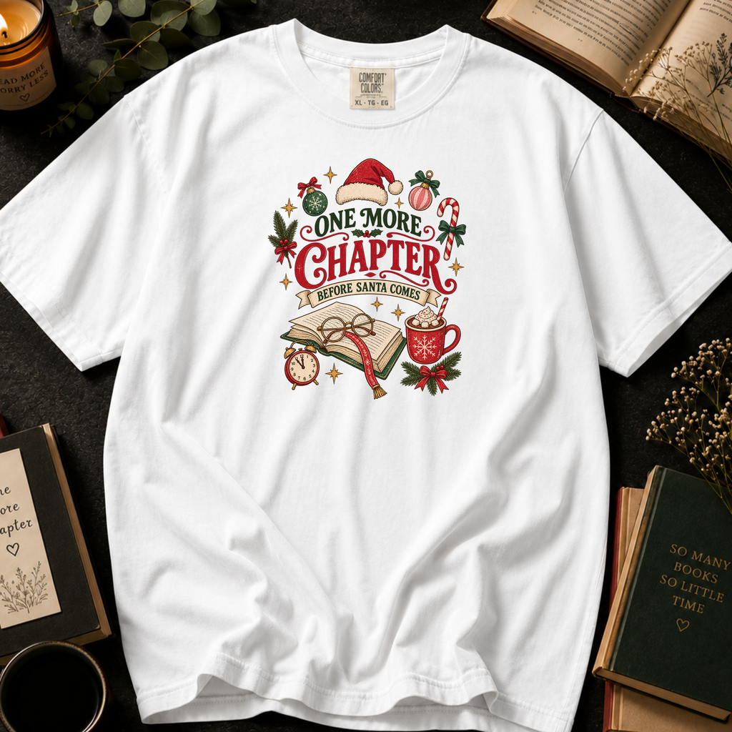 Literary Companion T-Shirt in White, Between the Pages