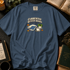 Literary Escape T-Shirt in Denim, Between the Pages