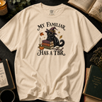 My Familiar Has a TBR T-Shirt in Ivory, Between the Pages