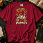 One More Chapter, She Croaked T-Shirt in Crimson, Between the Pages