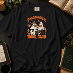 Paranormal Book Club T-Shirt in Black, Between the Pages