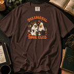 Paranormal Book Club T-Shirt in Espresso, Between the Pages