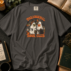 Paranormal Book Club T-Shirt in Pepper, Between the Pages