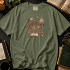 Powered By Espresso & Escapism T-Shirt in Sage, Between the Pages