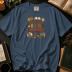 Professional Book Hoarder T-Shirt in Denim, Between the Pages