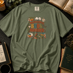 Professional Book Hoarder T-Shirt in Sage, Between the Pages