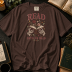 Read Until I'm Dead T-Shirt in Espresso, Between the Pages