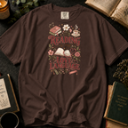 Reading Is My Love Language T-Shirt in Espresso, Between the Pages