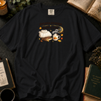 Sweater Weather Reading Club T-Shirt in Black, Between the Pages