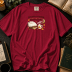 Sweater Weather Reading Club T-Shirt in Crimson, Between the Pages