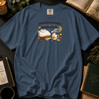 Sweater Weather Reading Club T-Shirt in Denim, Between the Pages