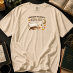 Sweater Weather Reading Club T-Shirt in Ivory, Between the Pages