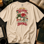 'Tis the Season to Buy More Books T-Shirt in Ivory, Between the Pages