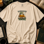 Trick or Treat Yourself to a New Book T-Shirt in Ivory, Between the Pages