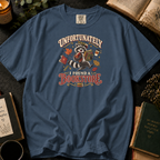 Unfortunately, I Found a Bookstore T-Shirt in Denim, Between the Pages